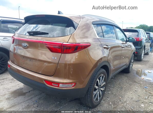 KNDPNCAC3H7186209 2017 KIA SPORTAGE Brown Հետևի աջ