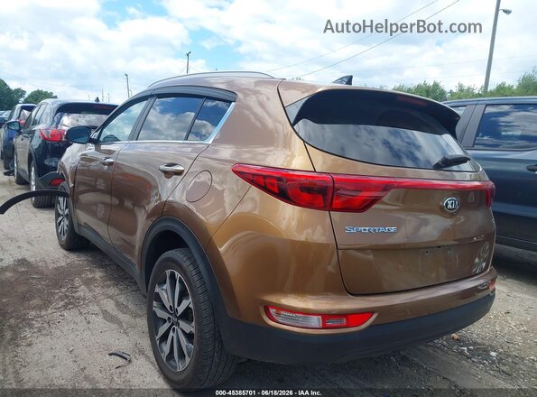 KNDPNCAC3H7186209 2017 KIA SPORTAGE Brown Հետևի ձախ