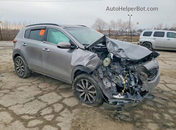 KNDPNCAC4J7389230 2018 KIA SPORTAGE Gray Przód prawy