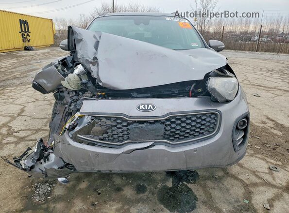 KNDPNCAC4J7389230 2018 KIA SPORTAGE Gray Widok z przodu