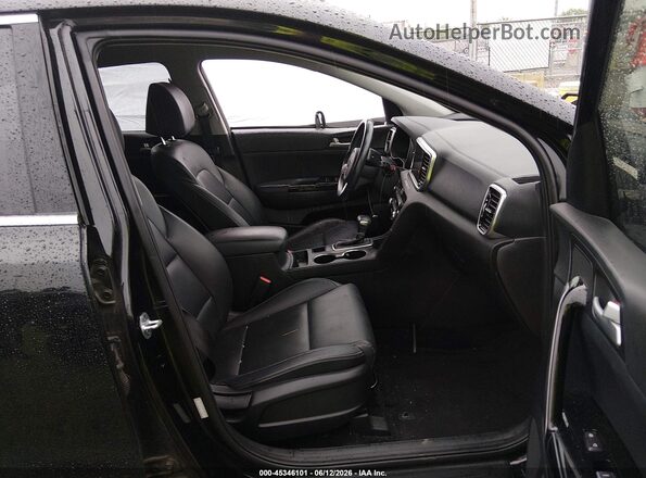 KNDPNCAC4M7845697 2021 KIA SPORTAGE Black Front interior view