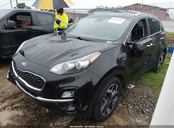 KNDPNCAC4M7845697 2021 KIA SPORTAGE Black Front left