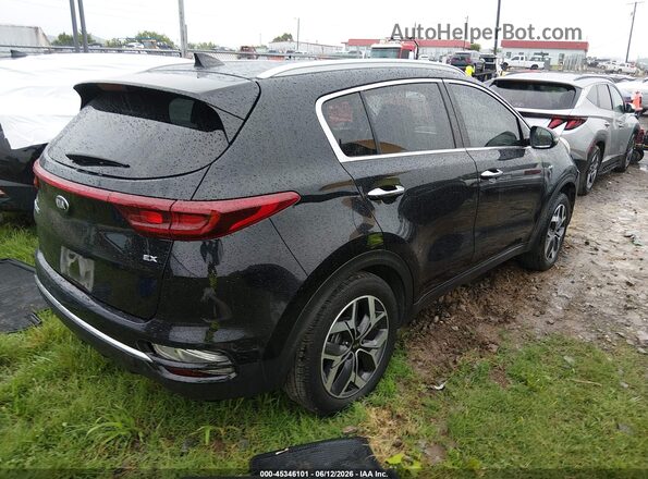 KNDPNCAC4M7845697 2021 KIA SPORTAGE Black Rear right
