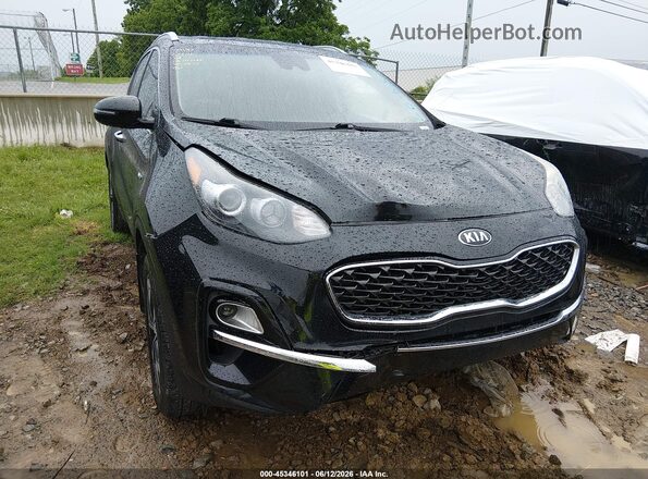 KNDPNCAC4M7845697 2021 KIA SPORTAGE Black Front view