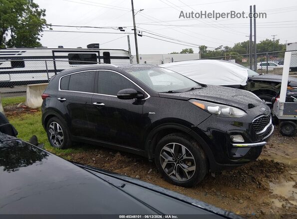 KNDPNCAC4M7845697 2021 KIA SPORTAGE Black Rear interior view