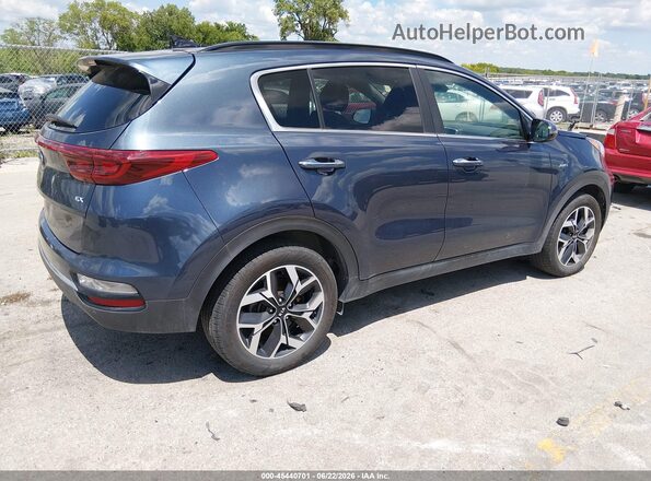 KNDPNCAC4N7956591 2022 KIA SPORTAGE Синий Задняя правая четверть
