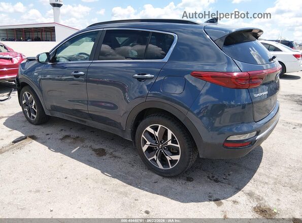KNDPNCAC4N7956591 2022 KIA SPORTAGE Синий Задняя левая четверть