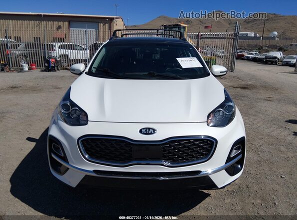 KNDPNCAC4N7983483 2022 KIA SPORTAGE White Instrument cluster view