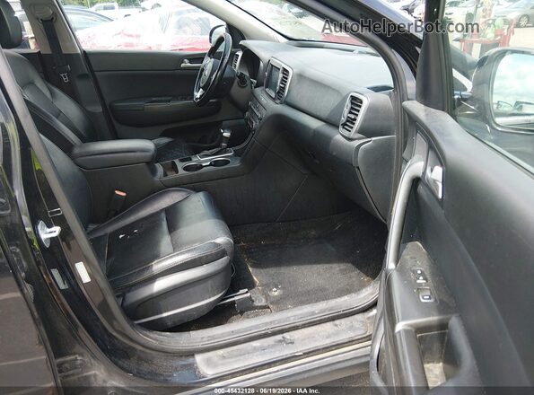 KNDPNCAC6H7204119 2017 KIA SPORTAGE Black Widok wnętrza z przodu
