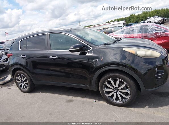KNDPNCAC6H7204119 2017 KIA SPORTAGE Black Widok wnętrza 360 stopni