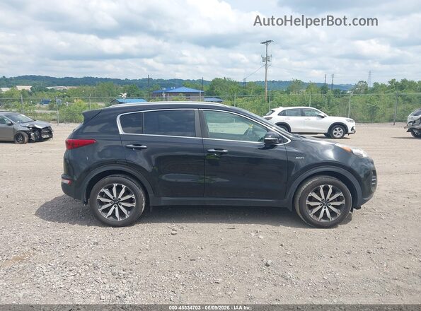 KNDPNCAC7J7420695 2018 KIA SPORTAGE Black Widok wnętrza 360 stopni