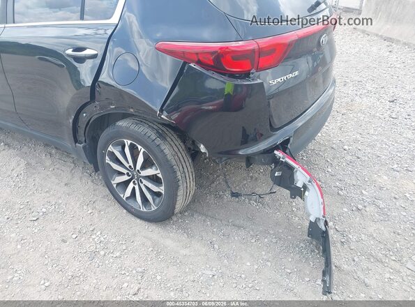 KNDPNCAC7J7420695 2018 KIA SPORTAGE Black Widok z przodu