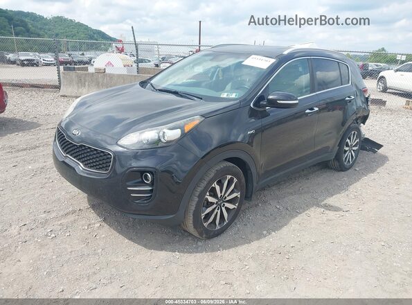 KNDPNCAC7J7420695 2018 KIA SPORTAGE Black Przód lewy
