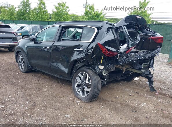 KNDPNCAC7L7632032 2020 KIA SPORTAGE Черный Задняя левая четверть