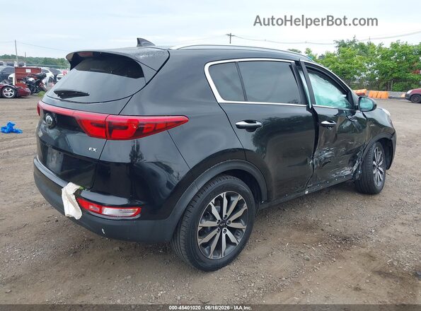 KNDPNCAC8H7289836 2017 KIA SPORTAGE Black უკანა მარჯვენა