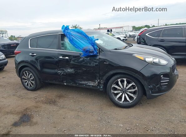 KNDPNCAC8H7289836 2017 KIA SPORTAGE Black უკანა სალონის ხედი