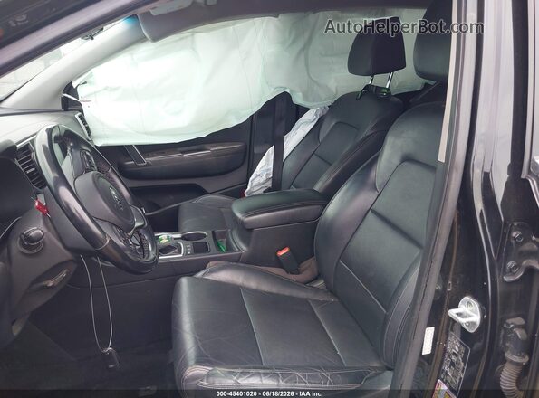 KNDPNCAC8H7289836 2017 KIA SPORTAGE Black წინა სალონის ხედი