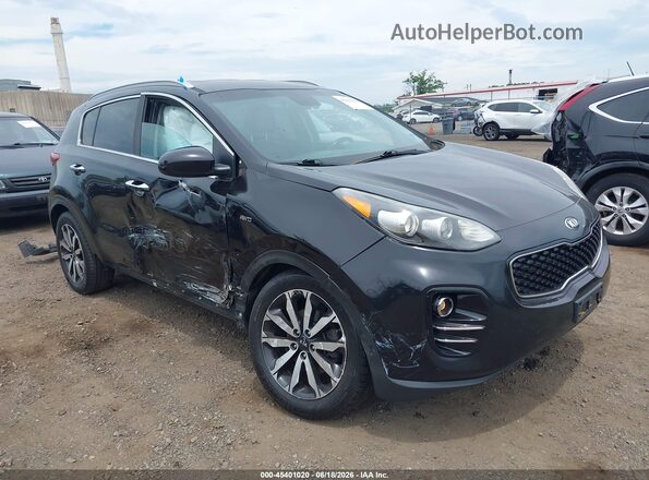 KNDPNCAC8H7289836 2017 KIA SPORTAGE Black წინა ხედი