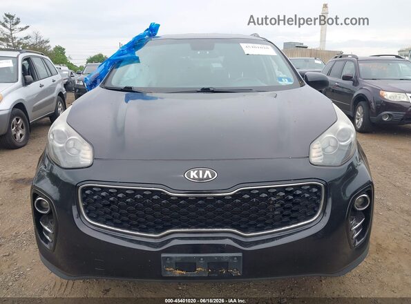 KNDPNCAC8H7289836 2017 KIA SPORTAGE Black ხელსაწყოთა პანელის ხედი