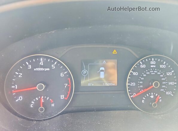 KNDPNCACXJ7373663 2018 KIA SPORTAGE Gold Widok zestawu wskaźników