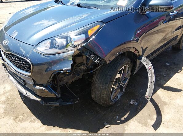 KNDPNCACXL7765366 2020 KIA SPORTAGE Blue Դիմացի տեսք