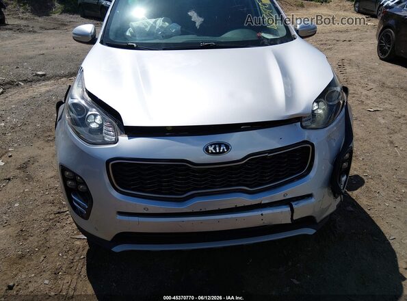 KNDPR3A62J7379150 2018 KIA SPORTAGE Gray ხელსაწყოთა პანელის ხედი