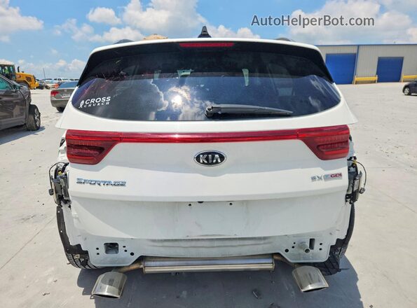 KNDPR3A63N7989872 2022 KIA SPORTAGE White Widok z tyłu