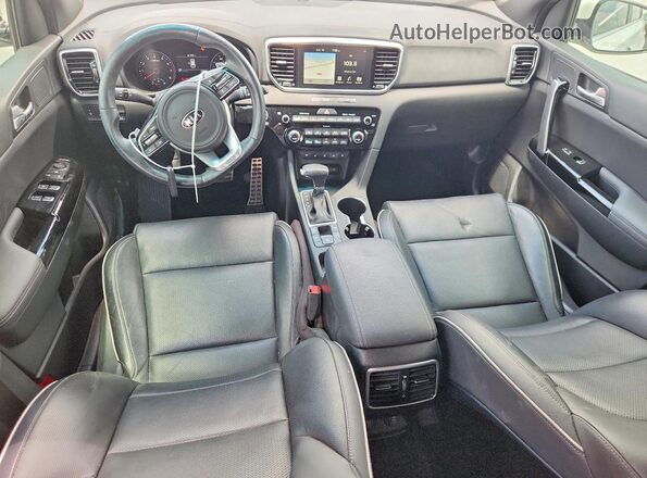KNDPR3A63N7989872 2022 KIA SPORTAGE White Widok deski rozdzielczej
