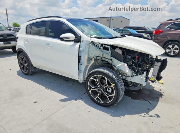 KNDPR3A63N7989872 2022 KIA SPORTAGE White Przód prawy