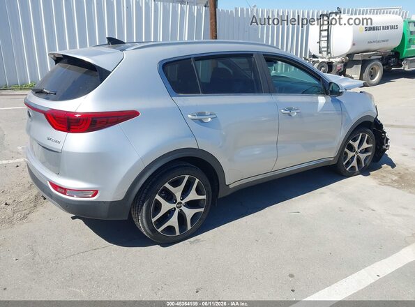 KNDPR3A66H7103743 2017 KIA SPORTAGE Silver Rear right