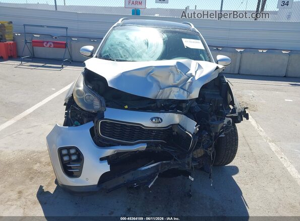 KNDPR3A66H7103743 2017 KIA SPORTAGE Silver Front view