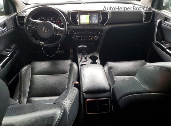 KNDPR3A67H7078898 2017 KIA SPORTAGE Charcoal Вид панелі приладів
