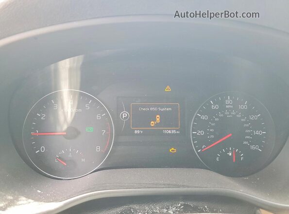 KNDPR3A68H7223396 2017 KIA SPORTAGE White Instrument cluster view