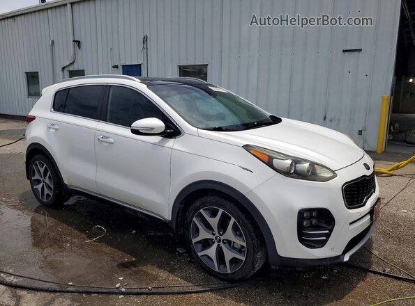KNDPR3A68H7223396 2017 KIA SPORTAGE White Front right
