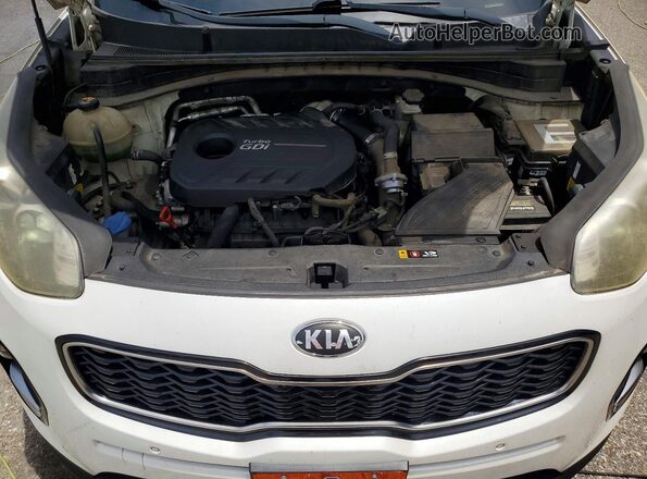 KNDPR3A68H7223396 2017 KIA SPORTAGE White Engine compartment view