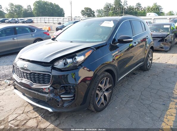 KNDPR3A6XH7177294 2017 KIA SPORTAGE Черный Вид спереди