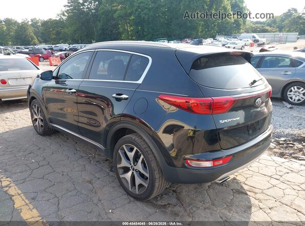 KNDPR3A6XH7177294 2017 KIA SPORTAGE Черный Задняя левая четверть