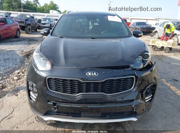 KNDPR3A6XH7177294 2017 KIA SPORTAGE Черный Вид щитка приборов