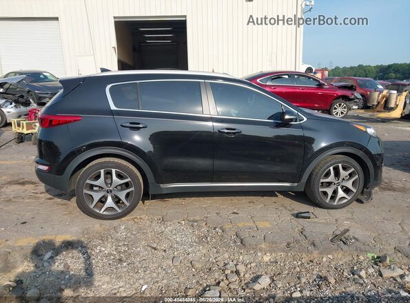 KNDPR3A6XH7177294 2017 KIA SPORTAGE Черный Вид задней части салона