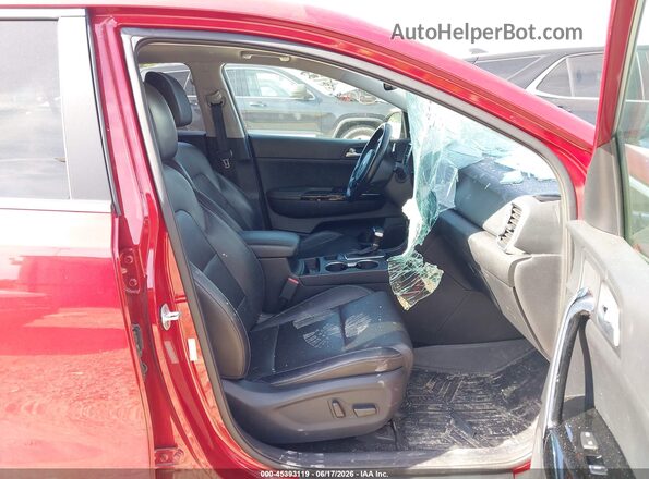 KNDPRCA62H7063323 2017 KIA SPORTAGE Burgundy Vista interior delantera