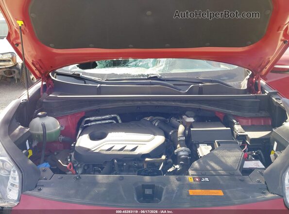 KNDPRCA62H7063323 2017 KIA SPORTAGE Burgundy Vista trasera