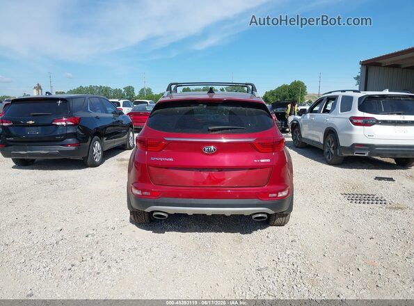 KNDPRCA62H7063323 2017 KIA SPORTAGE Burgundy 