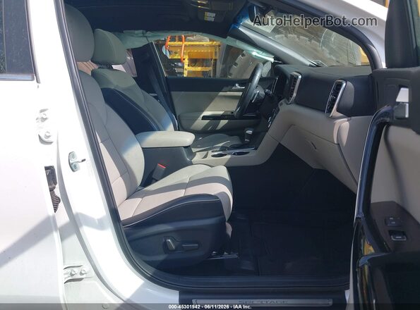 KNDPRCA62N7978345 2022 KIA SPORTAGE White წინა სალონის ხედი