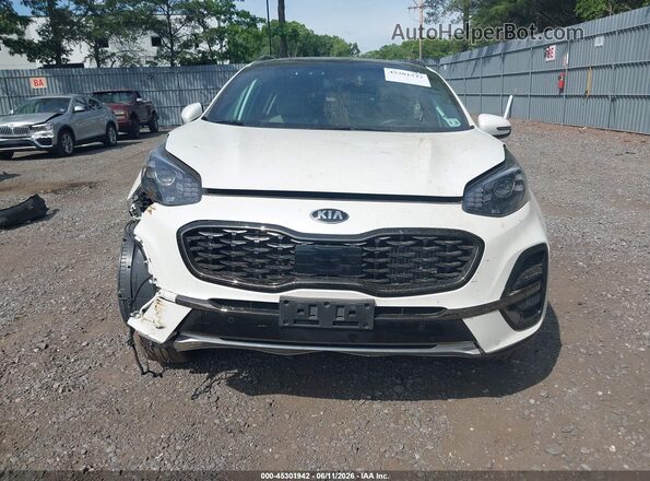 KNDPRCA62N7978345 2022 KIA SPORTAGE White წინა პანელის ხედი