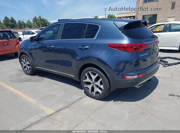 KNDPRCA64H7171040 2017 KIA SPORTAGE Blue Rear left
