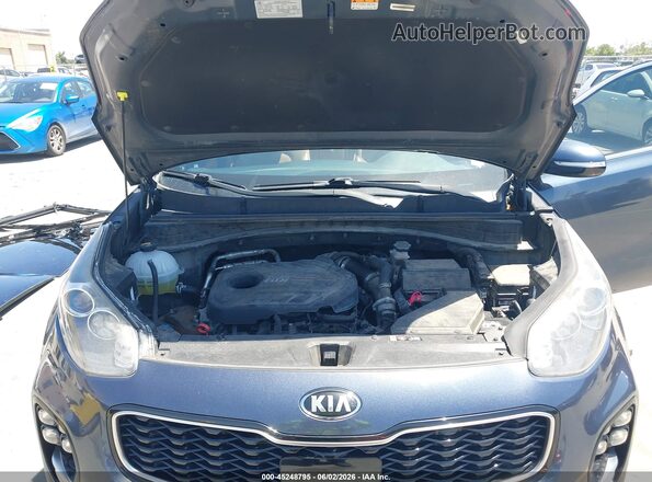KNDPRCA64H7171040 2017 KIA SPORTAGE Blue Rear view