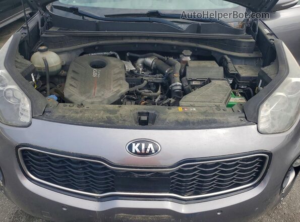 KNDPRCA64H7240793 2017 KIA SPORTAGE Gray 