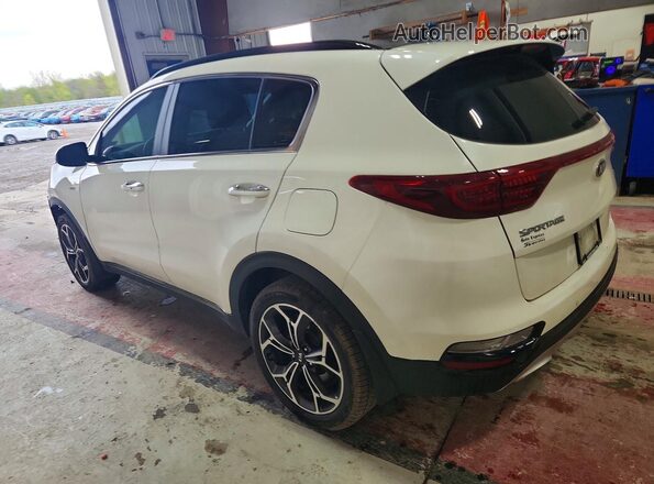 KNDPRCA66N7982091 2022 KIA SPORTAGE White Trasero izquierdo