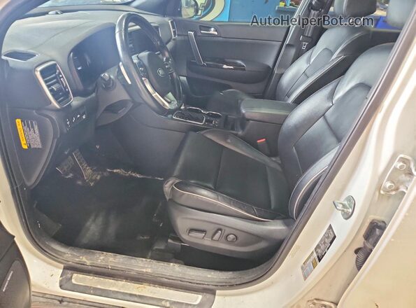 KNDPRCA66N7982091 2022 KIA SPORTAGE White Vista interior delantera