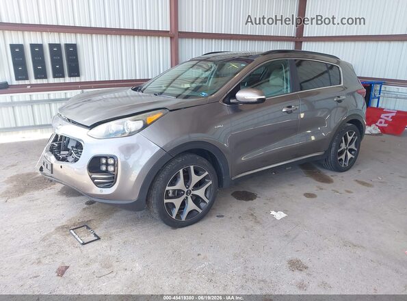 KNDPRCA67K7551481 2019 KIA SPORTAGE Silver Передня ліва чверть